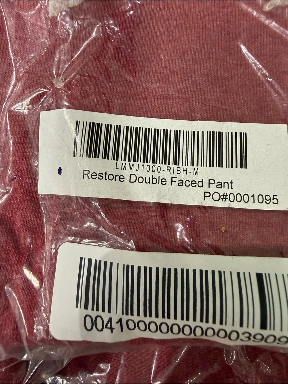 Lunya Lahgo Restore Double Faced Red Heathered Jogger Athletic Pant Medium NWT - Picture 10 of 13